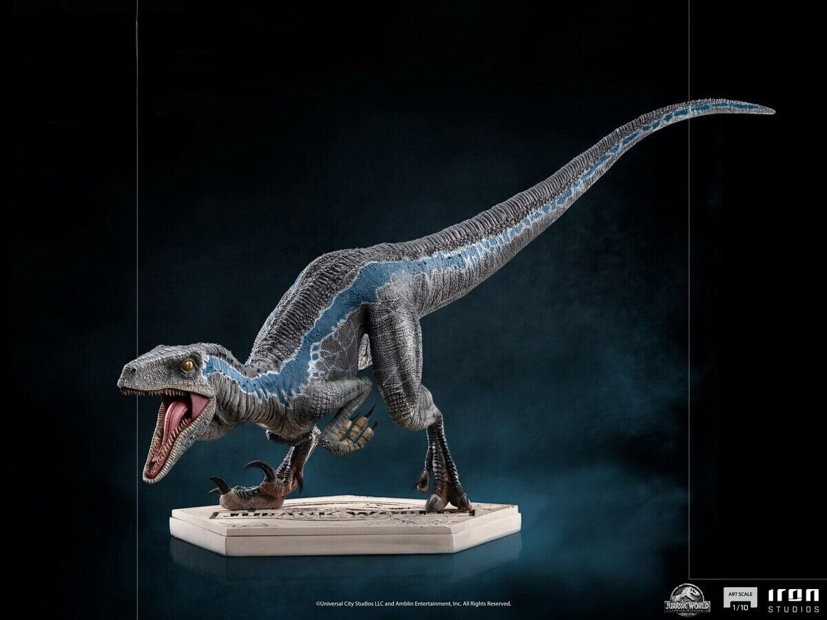 その他 Iron Studios Jurassic World Velociraptor Iron Studios Jurassic World Fallen Kingdom Velociraptor Blue
