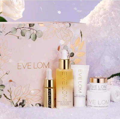 BNIB Eve Lom Award Winners Skincare Gift Set 6 Pieces incl. Renewal Oil RRP £125