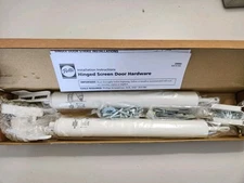 Pella Hinged Patio Door Screen Interior handle & closer kit, white Part #34495