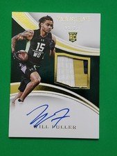 WILL FULLER 2016 IMMACULATE ROOKIE RC PATCH AUTO RPA TEXANS /99 On Card SP. rookie card picture
