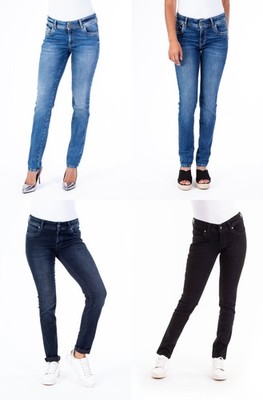 BLUE MONKEY JEANS BASIC SLIM VERSCHIEDENE FARBEN SLIM LAURA  001-004  A-WARE