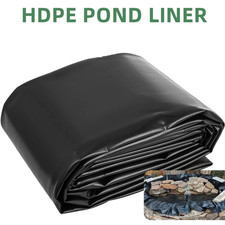 Pond Liner HDPE Black, Thickness 0.50mm - Various Sizes