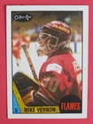 1987-88 OPC O-Pee-Chee Mike Vernon RC # 215, Calgary Flames Excellent