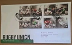 GB - 2021 - "Rugby Union"  Set Of 8 Stamps On First Day Cover - Twickenham SHS