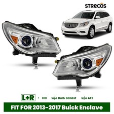 For 2013-2017 Buick Enclave Hidxenon Headlight Wo Afs Wo Bulb Leftright Pair