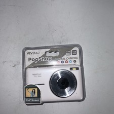 NEW - Vivitar Popsnap Digital Camera 1080 HD 44MP 16X Zoom White