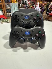 1 PAIR Logitech G-X2D11 PlayStation 2 PS2 Wir...