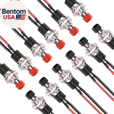 7Mm Mini round Momentary Small Tactile Threaded Normally Open Push Buttons Spst