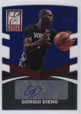 2014-15 Donruss Elite Status Signatures Blue Die-Cut 1/49 Gorgui Dieng Auto 19l7