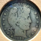 1900 O Barber Half Dollar 50C Silver Business Strike  KM#117