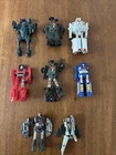 Vintage Gobots Figure Lot Of 8 Some Broken For Parts Repairs Tonka / Popy