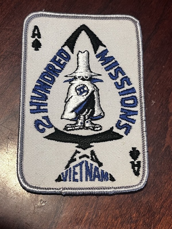 Vietnam War Era McDonnell  Aircaft F-4 Phantom 200 Missions Ace Patch 