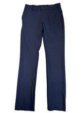 Greg Norman Men's 32X34 Navy Blue Golf Athleisure Performance Travel Pants