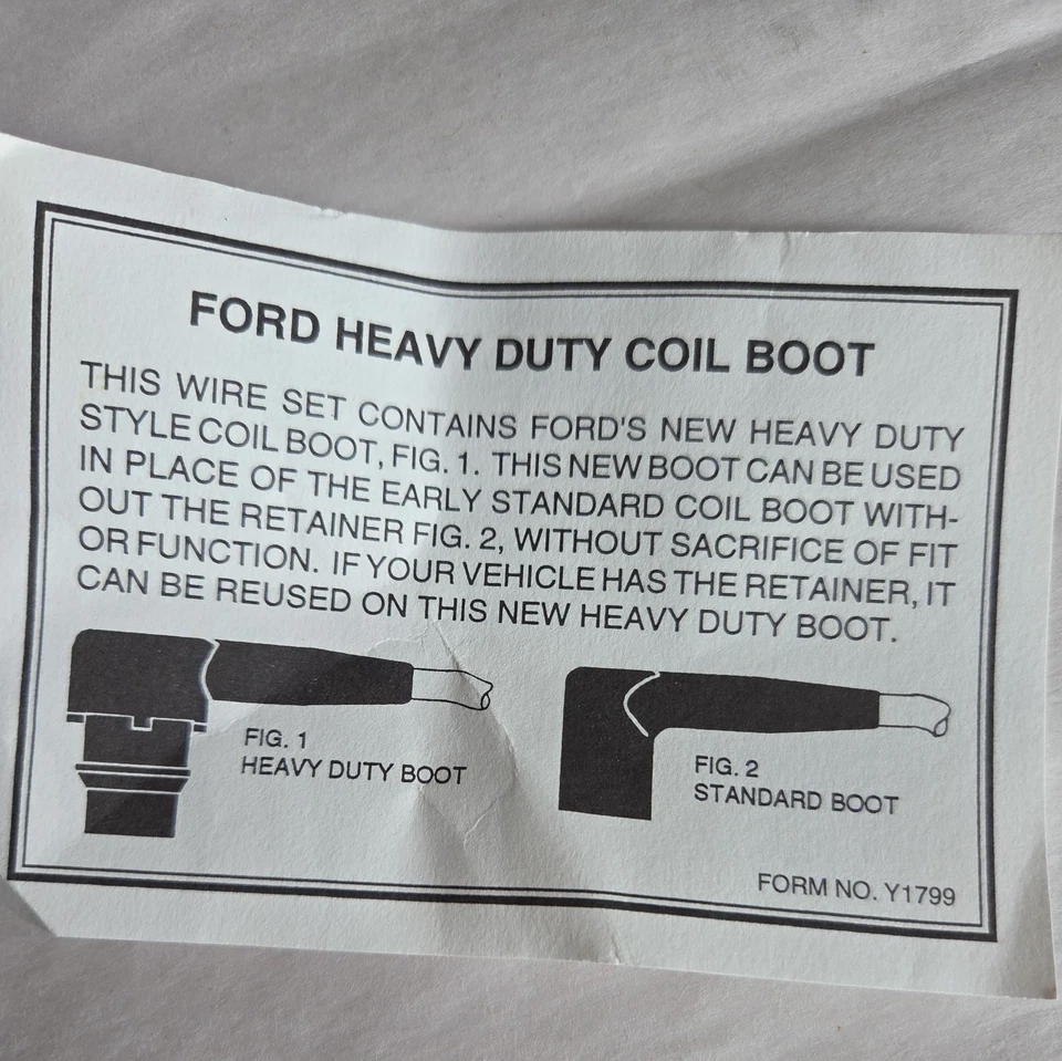 Juego de cables de bujía para Ford Mustang 1994-1995 5,0 L V8 marca Cobra Foto 4 de 4