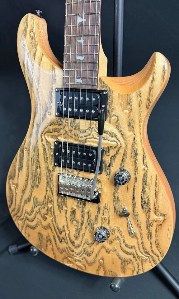 Guitarra Eléctrica Natural PRS SE Custom 24 "Exótica" Ceniza Burled Edición Limitada Foto 4 de 4