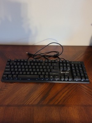 NPET K10 Wired Gaming Keyboard Spill-Resistant Design, Multimedia