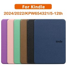 For Amazon Kindle Paperwhite 5/6/7th 10th 11/12th Gen Smart Leather Case Cover