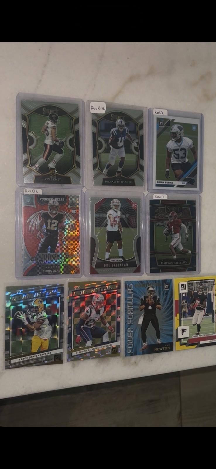 Huge Lot NFL Auto/Prizm/rookie/Relic/#’d Star & Veterans, RCs BRADY MAHOMES MORE view 9