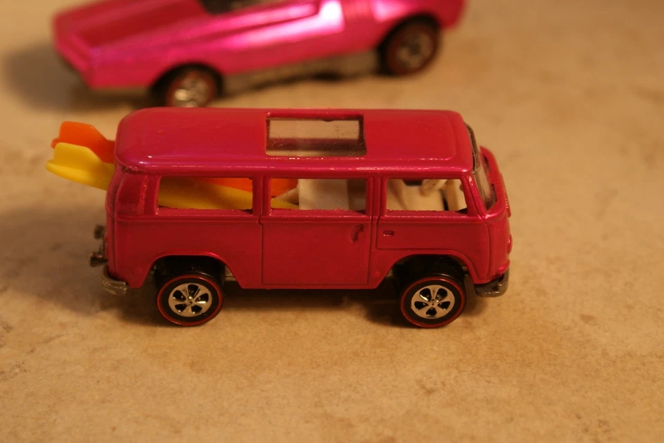 Restored Hot Wheels Redline - Rear Loading Beach Bomb - Hot Pink! Free Shipping! - Image 4 of 4