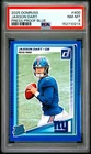 2025 PANINI DONRUSS PRESS PROOF BLUE #400 JAXSON DART ROOKIE RC PSA 8