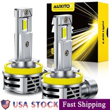 H11 LED Headlight Super Bright Bulb Kit 6500K White 80000LM High/Low Beam CANBUS