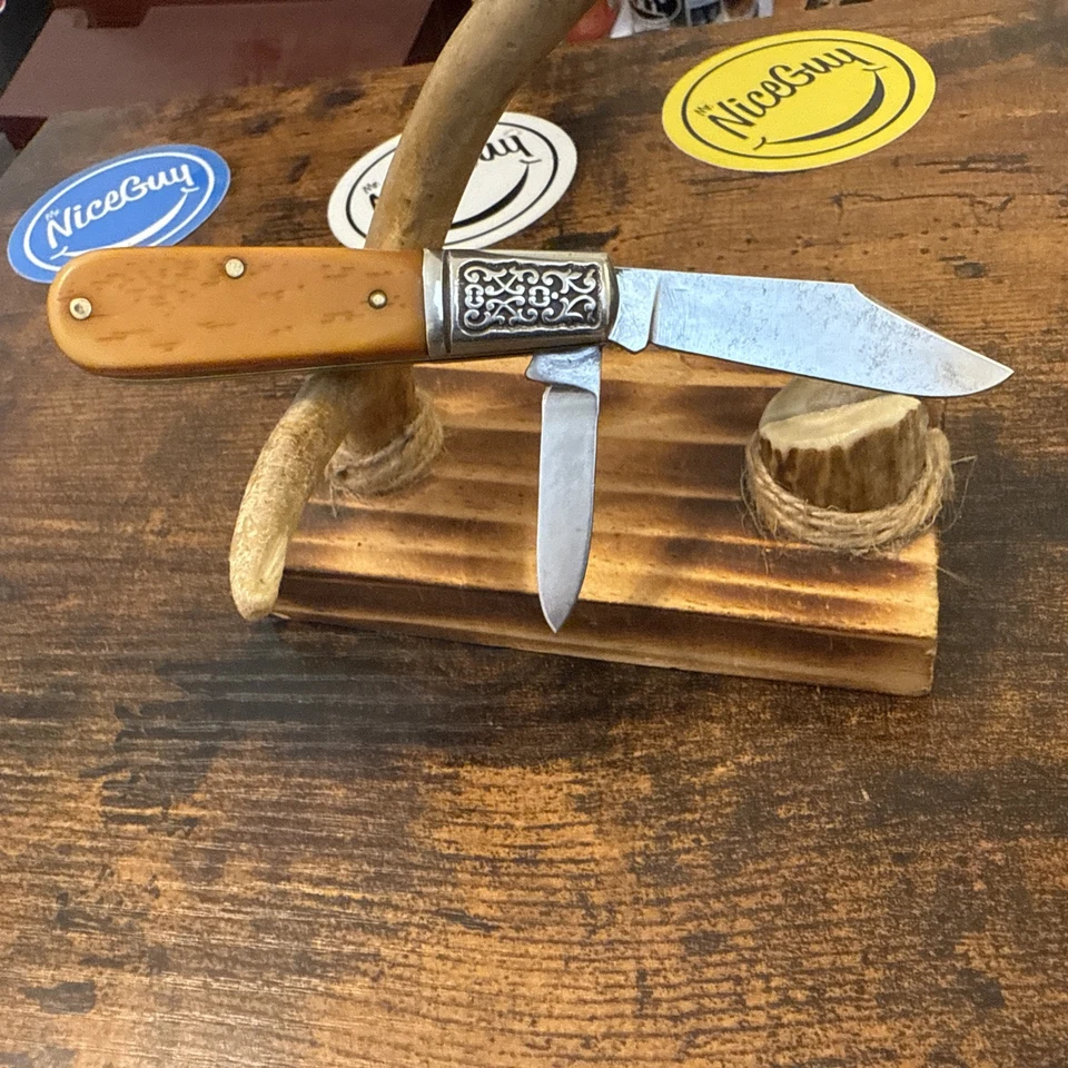 Faca dobrável de bolso Schrade USA 206 vintage aço carbono - Imagem 4 de 4