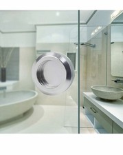 1 PCS Round Back-to-Back Shower Glass Door Knob Double-Sided Solid Door Knob