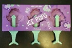 Cool Gear Mermaid Ice Pops Popsicle Mold 3 Pack Tray Purple Green Party