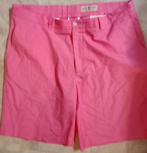 Fairway & Greene golf 40" waist shorts cotton pink spring summer