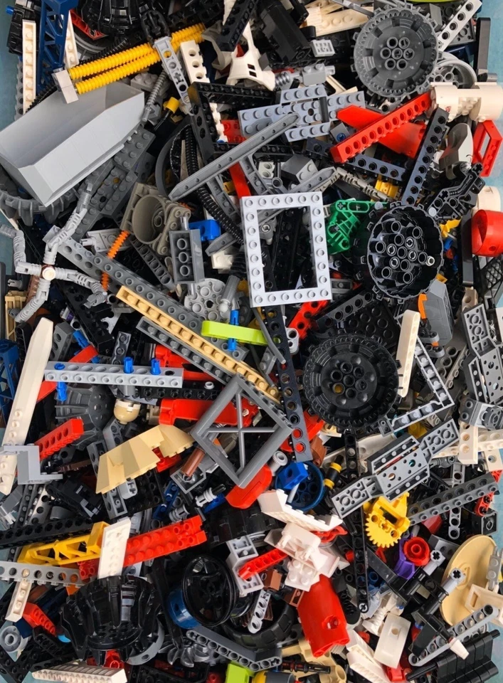 1000 RANDOM  Lego Technic Mindstorm NXT RCX BULK Parts LOT Liftarms Bricks Axles - Image 3 of 4