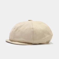 Unisex Newsboy Flat Caps 6 Panel Vintage Gatsby Cabbie Hat Painter Artist Beret
