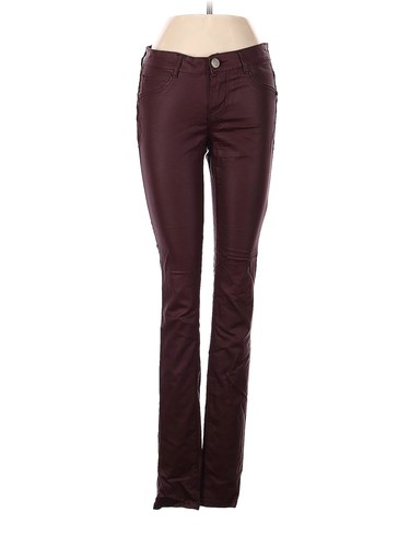 Almost Famous Women Red Faux Leather 