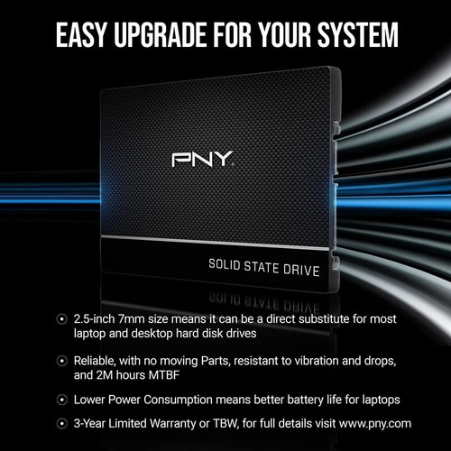 2TB CS900 3D NAND SATA III SSD - Enhanced Durability and Performance Upgrade - Photo 7/10