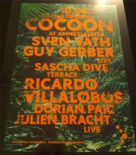 COCOON 2013 SVEN VATH @ AMNESIA CLUB - IBIZA CLUB POSTERS - TECHNO MUSIC DJ