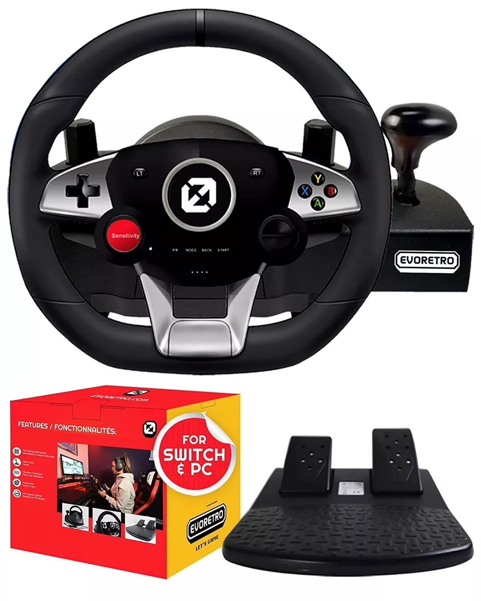 Nintendo game sales with steering wheel