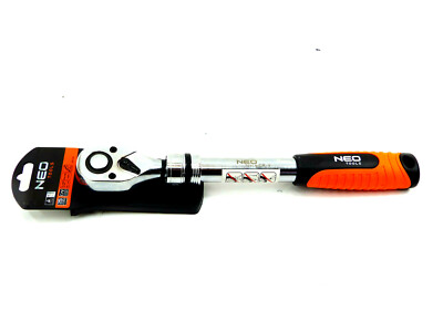 Neo Tools Teleskop-Ratsche Knarre CrV Steel 1/2 Zoll, 305-445 mm  08-515