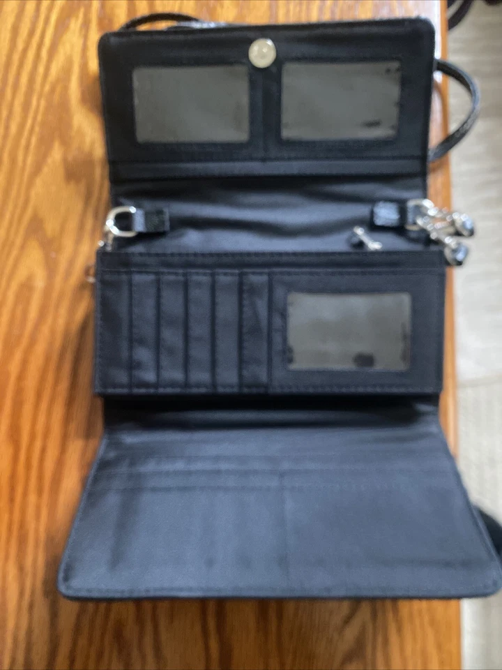 德克萨斯钱包双枪,黑色银色手枪,铰边,女牛仔西方风格 — 第 3/4 张图片