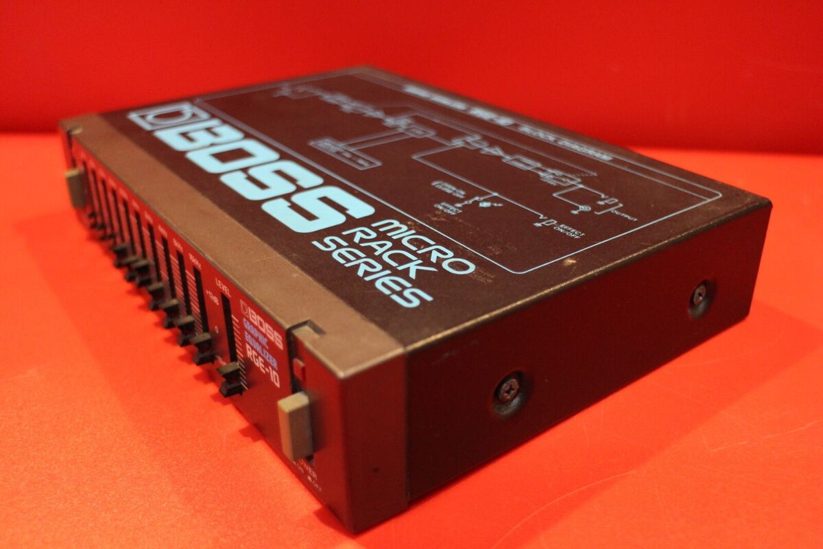 USED BOSS RGE-10 RGE 10 Graphic Equalizer Micro Rack Series Roland U1583  221026