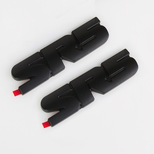 MATTE BLACK SR5 REPLACEMENT BADGE EMBLEM FIT FOR TACOMA TUNDRA 4RUNNER SEQUOIA - Foto 4