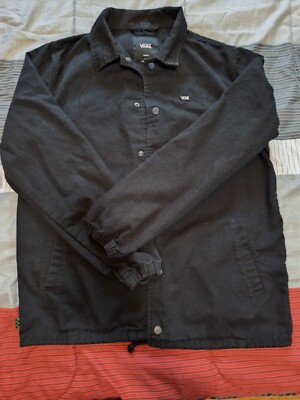 VANS Men’s Torrey Skate Jacket Cinch Drawstring VN0A5FPQ Black Size Small 