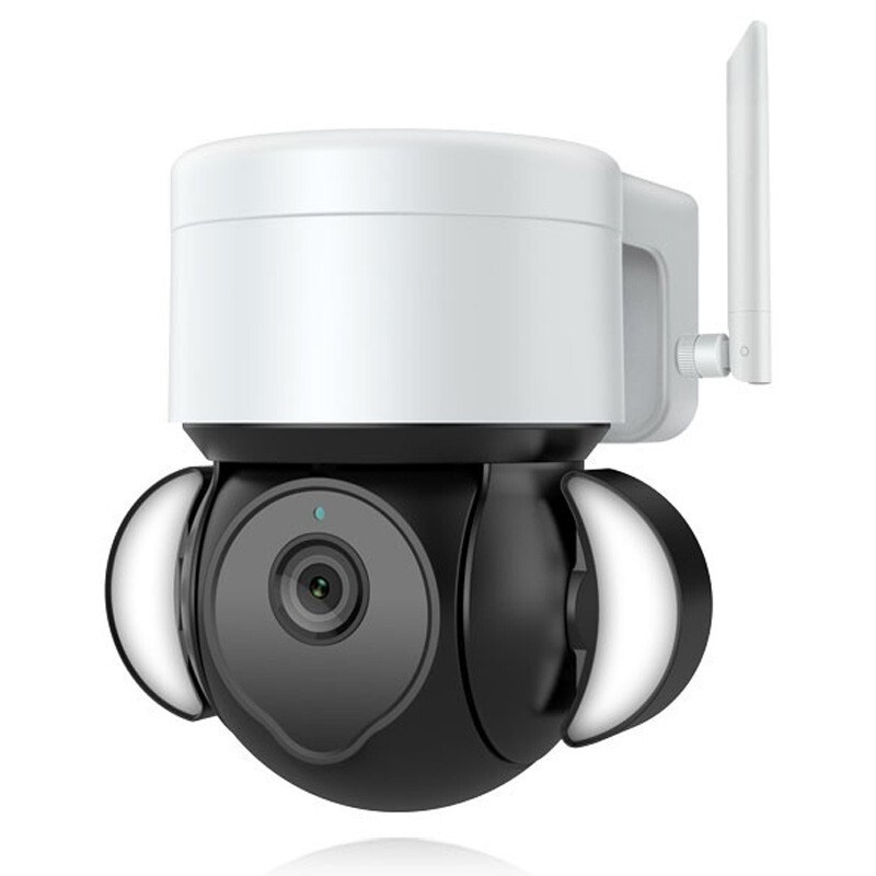 Tuya Telecamera di Sicurezza Smart WiFi 3.0MP con Led compatibile Alexa e Google