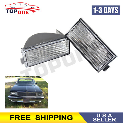 For 1978-1979 Malibu El Camino Front Parking Turn Signal Marker Light Lamp Lens