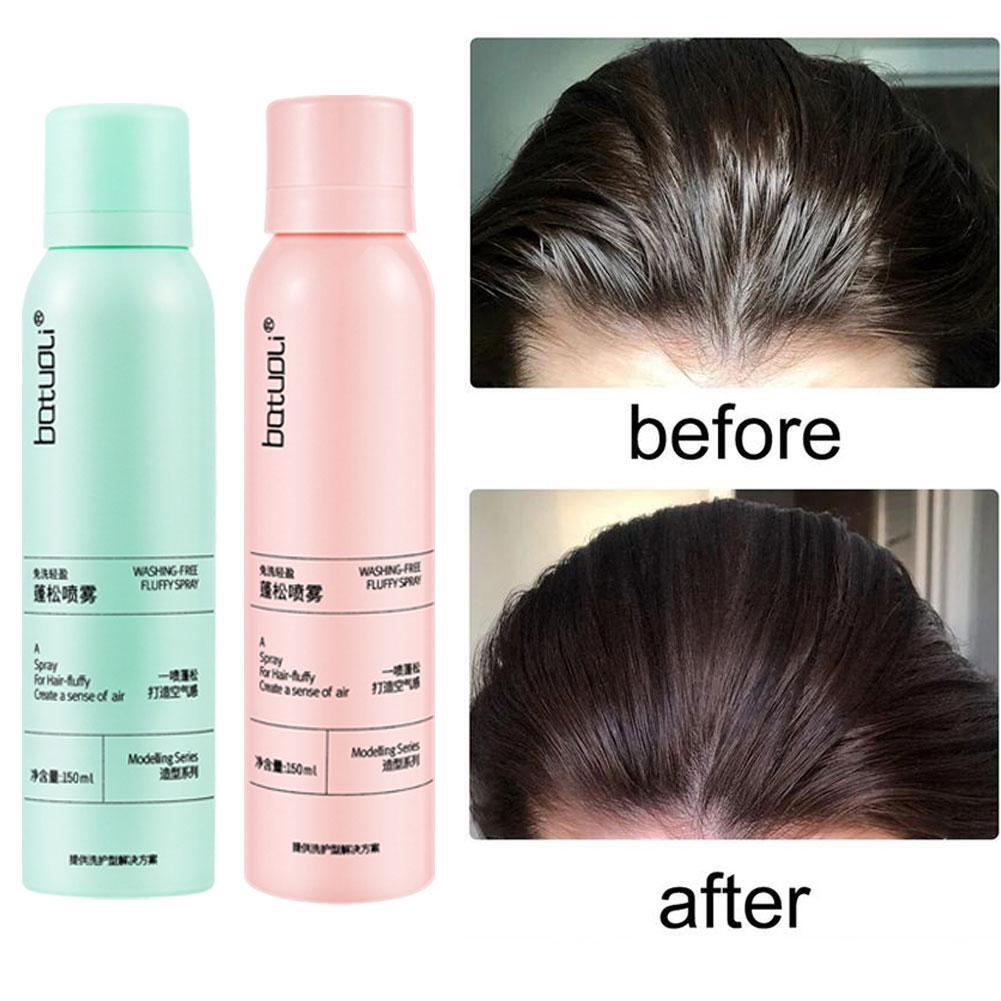 Hair Oil Control Volumizing Curling Spray for Long-Lasting Fluffy Hair-image