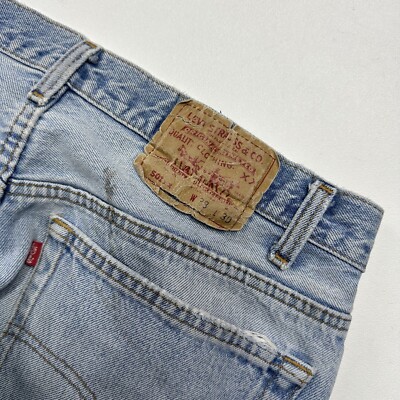 Vintage 90s Levi's 501 501xx Made In USA Medium Wash Rare Sz 32x26