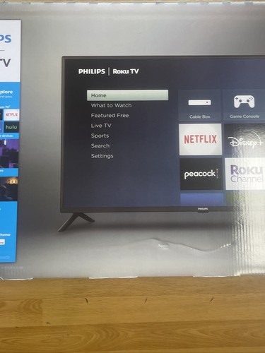 Philips 40" Class FHD (1080p) Roku Smart LED TV New Sealed - Picture 3 of 14