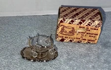 Vintage Concord Miniature Dollhouse Punch Bowl Set Tray Shadow Box  No 3113