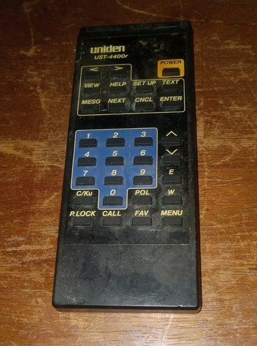 Vintage UNIDEN UST-4400R OEM Remote Control for Video Cypher 2 Plus ...