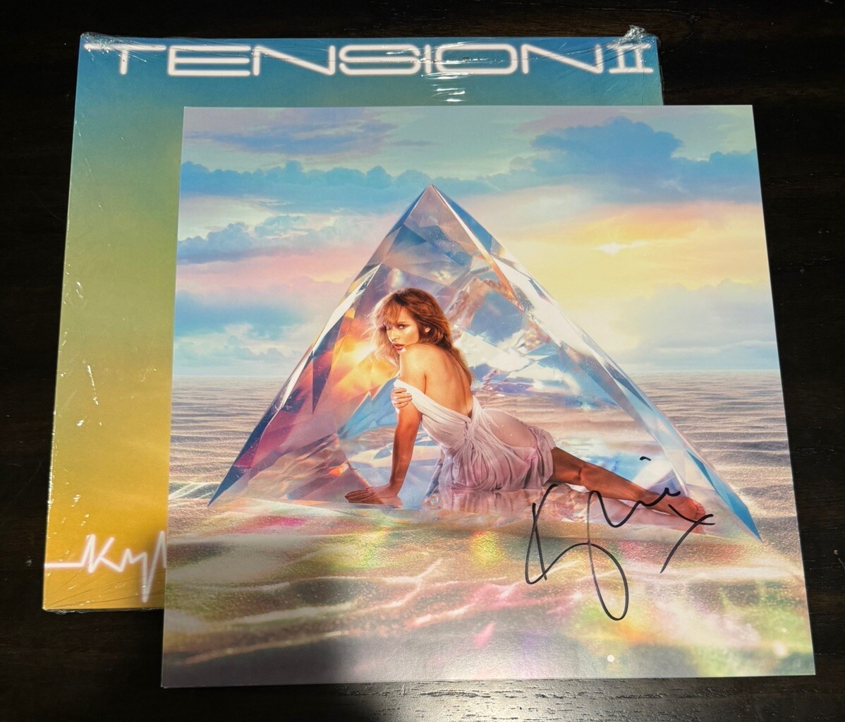SIGNED Tension II Insert + Clear Vinyl - AUTOGRAPHED by