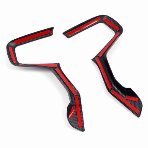 Carbon Fiber Interior Steering Wheel Cover Trim For Chevrolet Silverado 1500 19+ - Bild 9 von 12