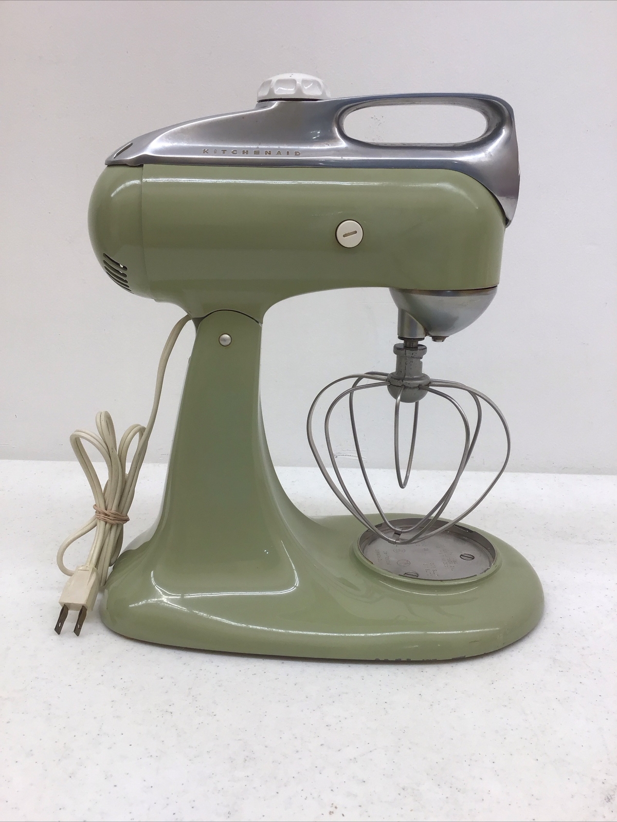 Vintage Kitchenaid 10 Speed Mixer Model 4C Missing Bowl Works eBay